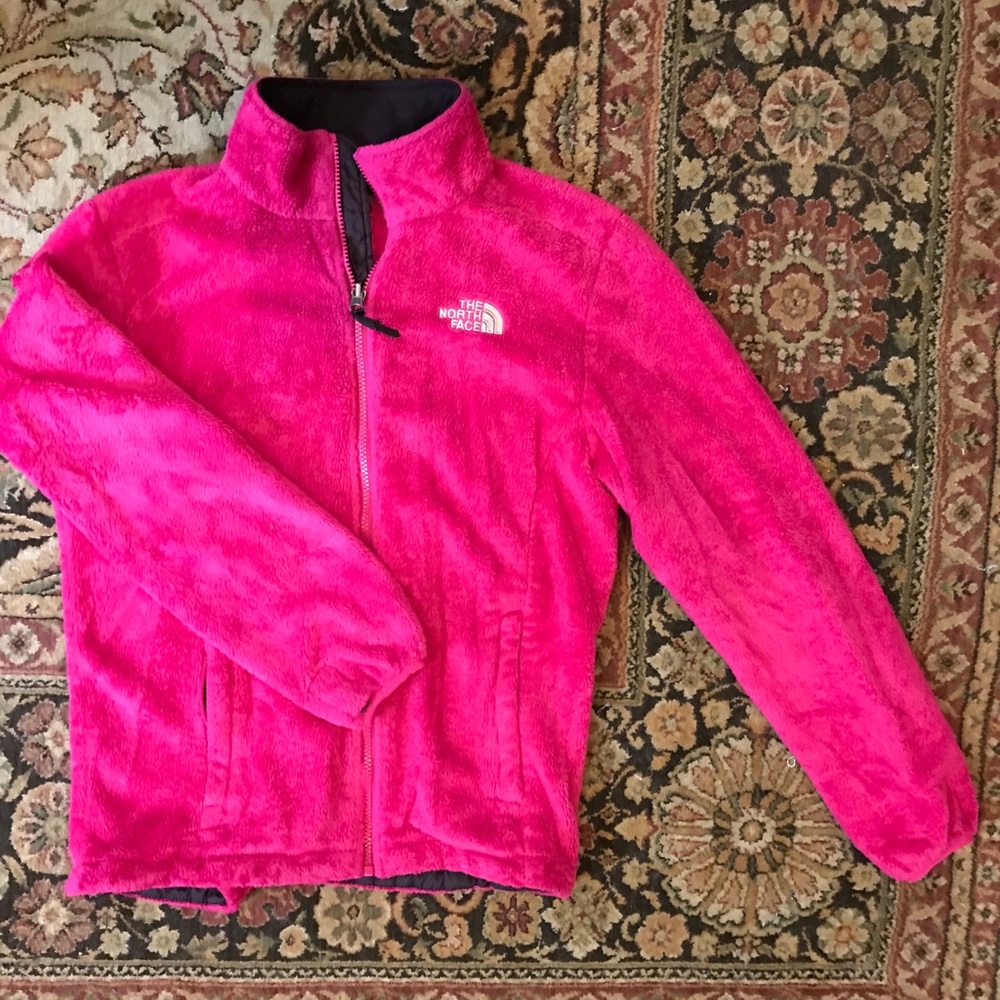 Pink North Face jacket
